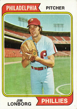 1974 Topps #342 Jim Lonborg