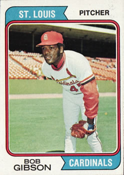 1974 Topps #350 Bob Gibson