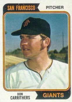 1974 Topps #361 Don Carrithers