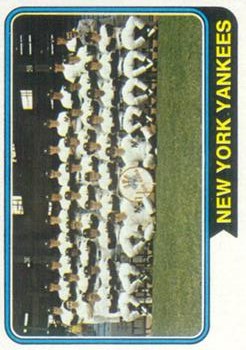 1974 Topps #363 New York Yankees TC