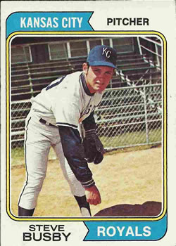1974 Topps #365 Steve Busby