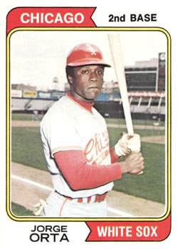 1974 Topps #376 Jorge Orta