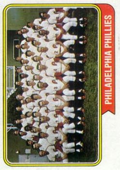 1974 Topps #383 Philadelphia Phillies TC