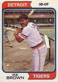 1974 Topps #409 Ike Brown