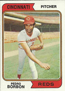 1974 Topps #410 Pedro Borbon