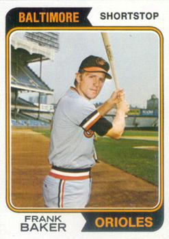 1974 Topps #411 Frank Baker