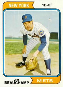 1974 Topps #424 Jim Beauchamp