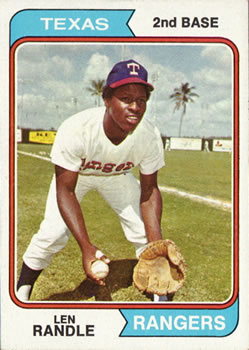 1974 Topps #446 Len Randle