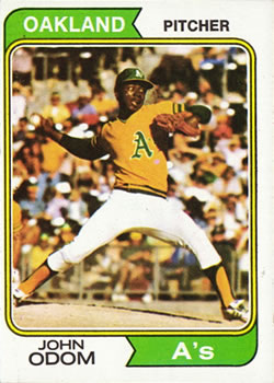 1974 Topps #461 John Odom