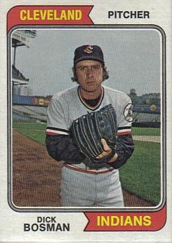 1974 Topps #465 Dick Bosman