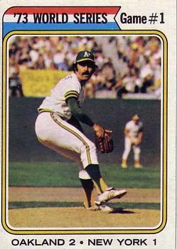 1974 Topps #472 World Series Game 1/Darold Knowles
