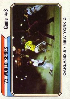 1974 Topps #474 World Series Game 3/Bert Campaneris