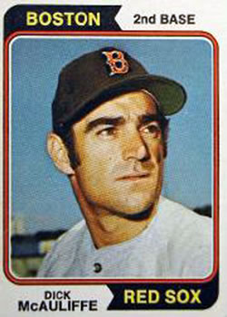 1974 Topps #495 Dick McAuliffe