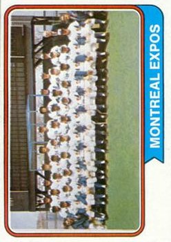 1974 Topps #508 Montreal Expos TC