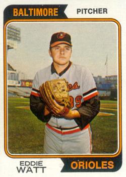 1974 Topps #534 Eddie Watt