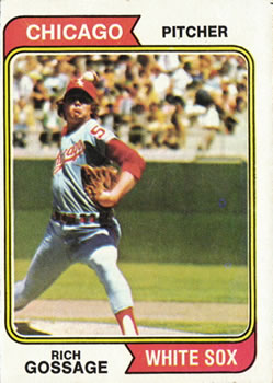 1974 Topps #542 Goose Gossage