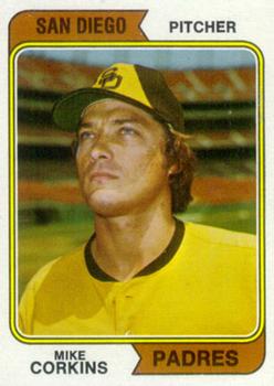 1974 Topps #546 Mike Corkins