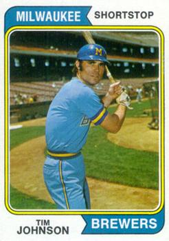1974 Topps #554 Tim Johnson RC