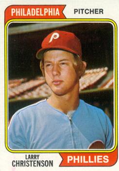 1974 Topps #587 Larry Christenson RC