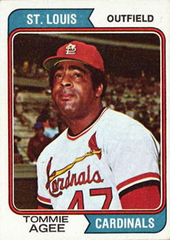 1974 Topps #630 Tommie Agee