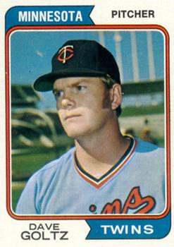 1974 Topps #636 Dave Goltz