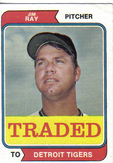 1974 Topps Traded #458T Jim Ray