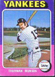 1975 Topps #20 Thurman Munson