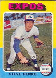 1975 Topps #34 Steve Renko