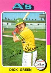 1975 Topps #91 Dick Green