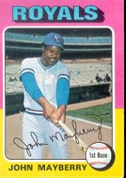 1975 Topps #95 John Mayberry