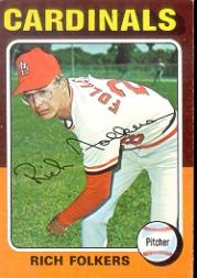 1975 Topps #98 Rich Folkers