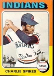 1975 Topps #135 Charlie Spikes