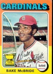 1975 Topps #174 Bake McBride