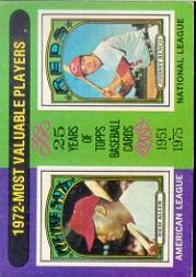 1975 Topps #210 Rich Allen/Johnny Bench MVP