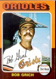 1975 Topps #225 Bob Grich