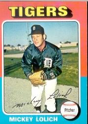 1975 Topps #245 Mickey Lolich