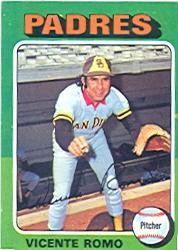 1975 Topps #274 Vicente Romo