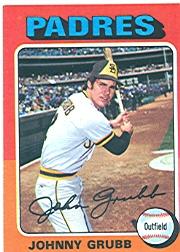 1975 Topps #298 Johnny Grubb