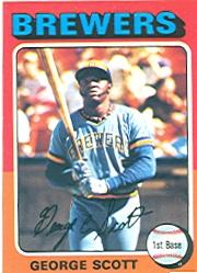 1975 Topps #360 George Scott