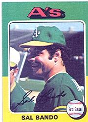 1975 Topps #380 Sal Bando