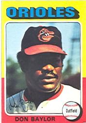 1975 Topps #382 Don Baylor