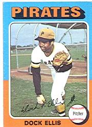 1975 Topps #385 Dock Ellis