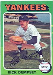 1975 Topps #451 Rick Dempsey
