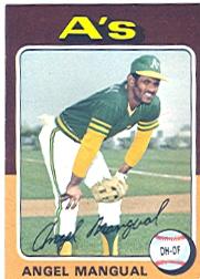 1975 Topps #452 Angel Mangual