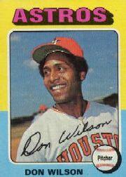 1975 Topps #455 Don Wilson