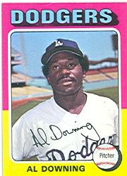 1975 Topps #498 Al Downing