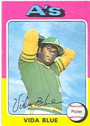 1975 Topps #510 Vida Blue