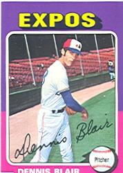 1975 Topps #521 Dennis Blair RC