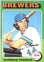1975 Topps #532 Gorman Thomas