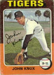 1975 Topps #546 John Knox
